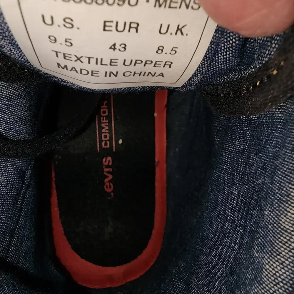 LEVIS EUC MENS SZ 9.5 JEAN LUG BOOTS